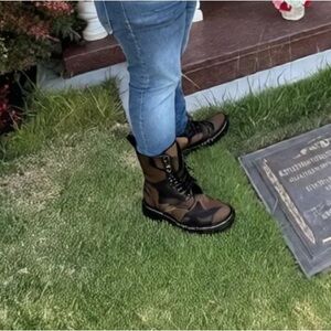 RARE Dr. Martens Made in England 1460 Pascal Camo Halley Stevensons